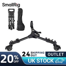 SmallRig Universal Tripod Dolly, Heavy Duty w/ 3" Tripod Rubber Wheels&Bag Outet