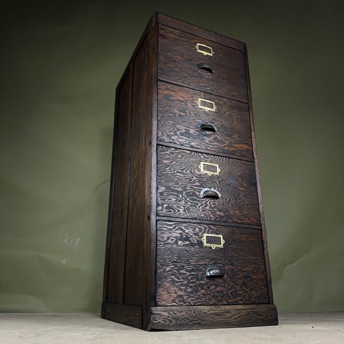Wooden filing cabinet - wooden, drawers