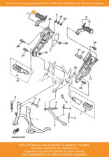 YAMAHA Cover, Rear Footrest
