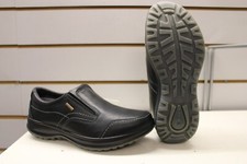 Casual Slip On Shoes Travel Fox Active 8615 Black Leather  UK 6 EU 39 Grisport