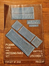 Twilleys Lyscordet Pyjama Case & Dressing Table Set Knitting Pattern 202