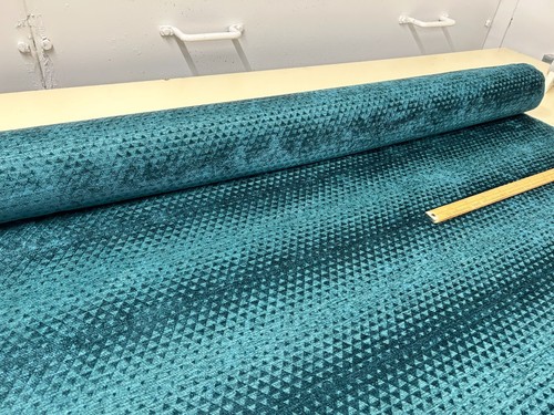 Chenille fabric teal - fabric,