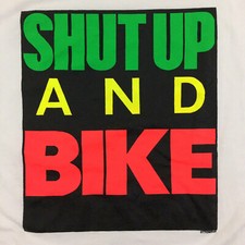 Vtg 90s Shut Up And Bike