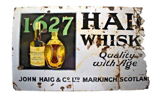 Vintage john haig whisky - john,