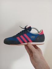 Adidas Dragon Mens Originals Trainers UK Size 8 1/2 Blue/red Retro 