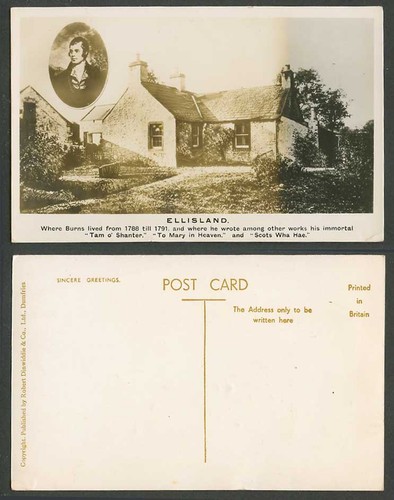 Ellisland farm robert - farm, burns