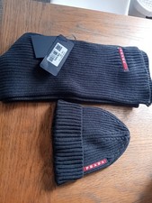 PRADA Ribbed Wool Scarf