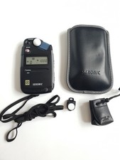 Sekonic Flashmate L308B Light Meter with Case and Lumidisc Tested VGC