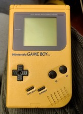Gameboy Original Yellow Fully Working Nintendo Tested & Working