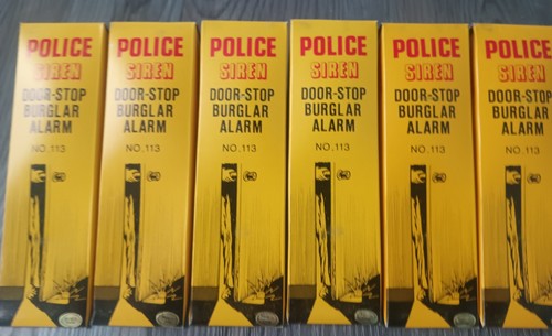 Police siren door stop - police, door-stop
