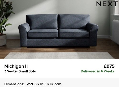 Next michigan sofa - michigan, medium