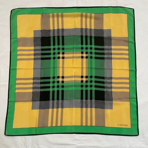 Vintage jaeger silk scarf - silk,
