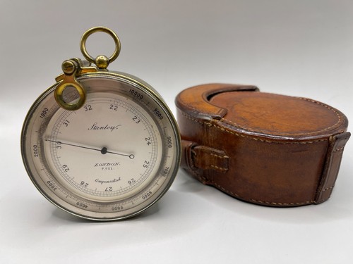 Antique altimeter barometer - antique,