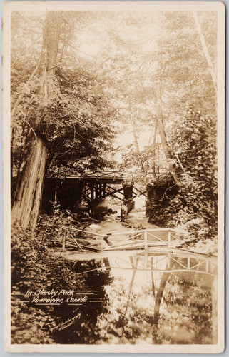 Stanley park bridges - park, vancouver