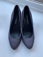 Pewter Sparkle Court Shoes