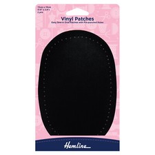 2-Pack Sew On Faux Leather /