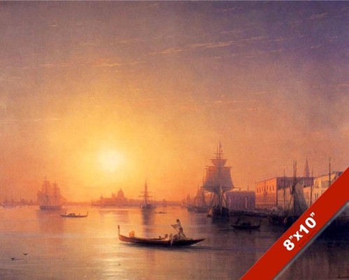 Sunset venice italy ships - in,