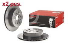 X2 PCS REAR BRAKE DISC ROTORS