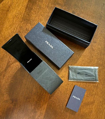 Prada black hard - black, case