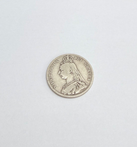 Victoria 1887 silver half - 1887,
