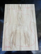 SPALTED SYCAMORE MAPLE bookmatched guitar drop top set 595 x 407 x 7mm JM22