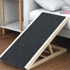 Adjustable Folding Portable Wooden Pet Ramp for Dogs and Cats for Bed Couch