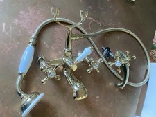 Set Shower And Sink Tap - Brass Victorian Style