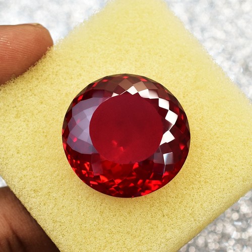 Natural red ruby - red,