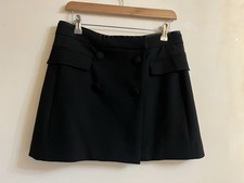 Zara Size Large Black Mini Skirt UK 12 Ladies Women’s Fashion Wear