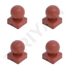 Square Metal Steel Brown Fence