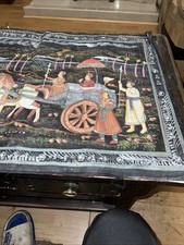 Indian mongal silk painting - indian,