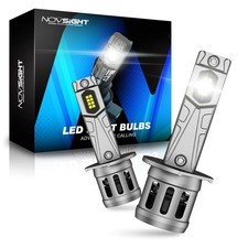 NOVSIGHT LED H1 Headlight Bulbs H/L Beam DRL Lamp Super Bright 90W No Error 12V