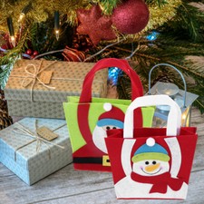  2 Pcs Felt Christmas Gift