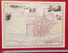 Old Antique Victorian map &