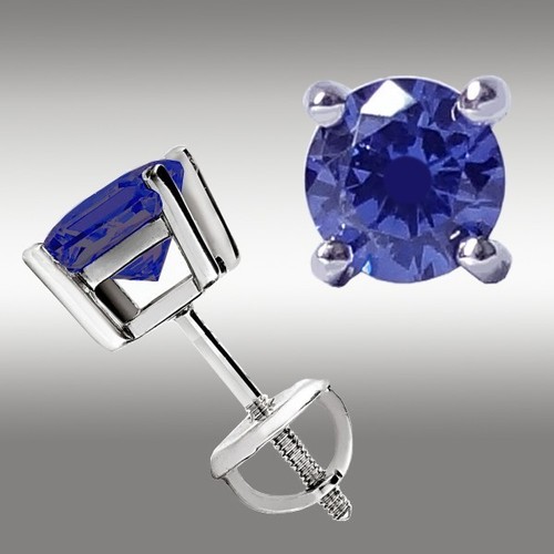 Tanzanite stud - tanzanite,