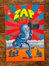 ZAP COMIX #4 Apex Novelties/? print/1969/Robert Crumb/Moscoso/Shelton/VFN 8.0