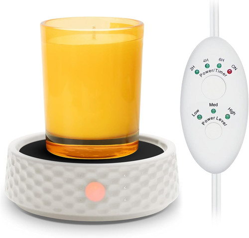 Electric large candle - candle, warmer