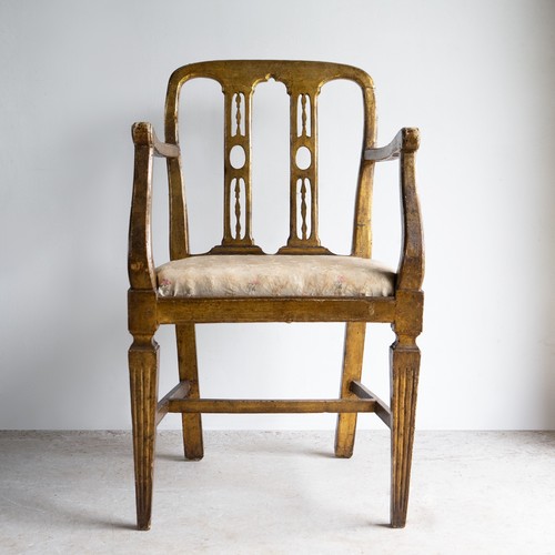 Antique gilt venetian side - antique,