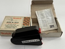 Vintage RARE Scotch ATG A-277 adhesive transfer tape dispenser Boxed + Manual