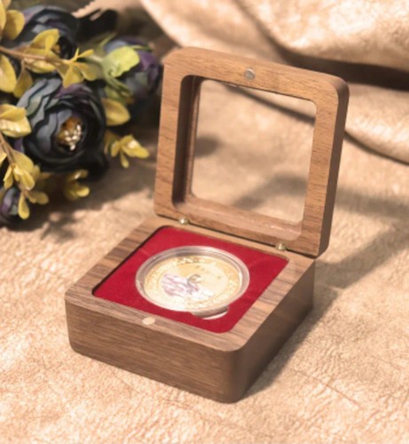 Coin medal solid wood - medal,