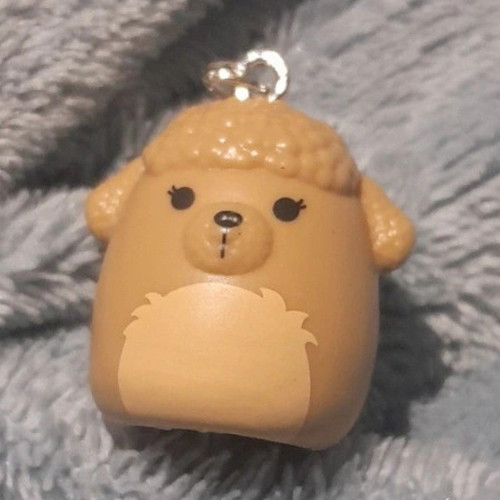 Squishmallow brown dog plastic - brown,