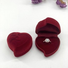 Velvet Ring Box Luxury Selection Ring Box Wedding Engagement Ring Storage CN