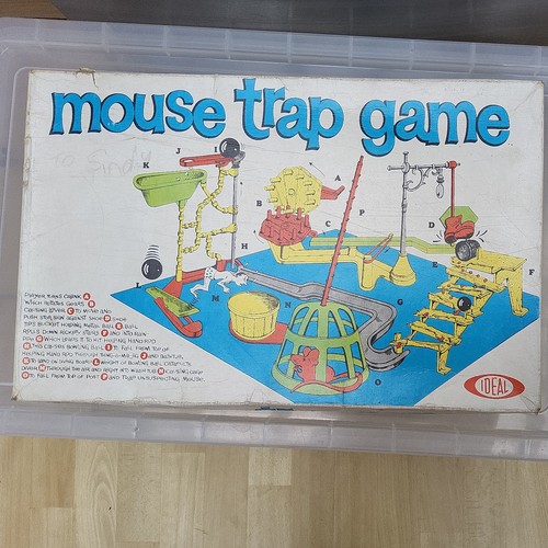 Vintage mouse trap - mouse, board