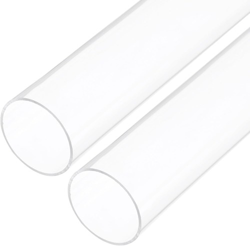 Pcs clear acrylic - 2, tube
