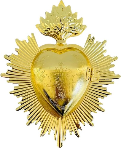 Sacred heart gold metal - sacred,