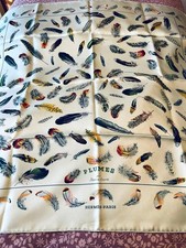 Hermes Scarf 90 Plumés