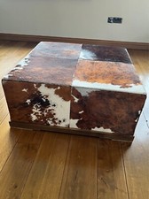 Cowhide Oversized Ottoman by Natuzzi