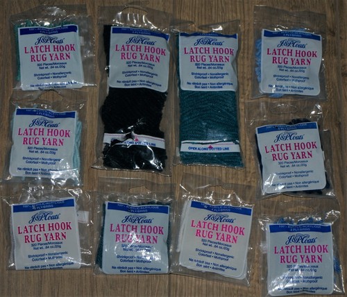 Coats latch hook rug - latch,