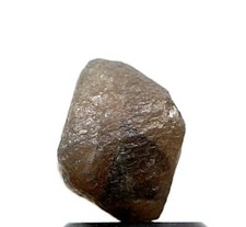 Rough diamond 1.57tcw gray brown mix color natural octahedron shape for gift