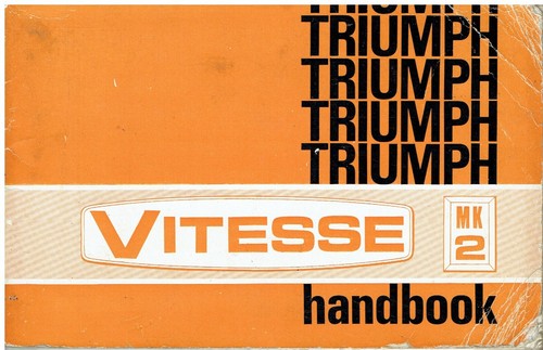 Triumph vitesse litre mk2 - triumph,